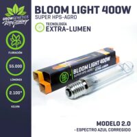 AMPOLLETA SODIO EXTRA LUMEN 400 W GROW GENETICS