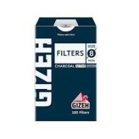 FILTRO 100U 8 MM CHARCOAL GIZEH