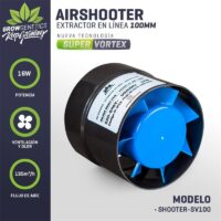 EXTRACTOR EN LINEA AIR SHOOTER GROW GENETICS